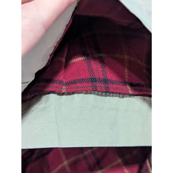 Eddie Bauer Men's Tan Flannel Lined Straight-Leg Pants Size 33 X 34 - Picture 6 of 7